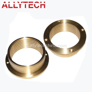 Mặt bích bằng đồng cnc không tiêu chuẩn tùy chỉnh